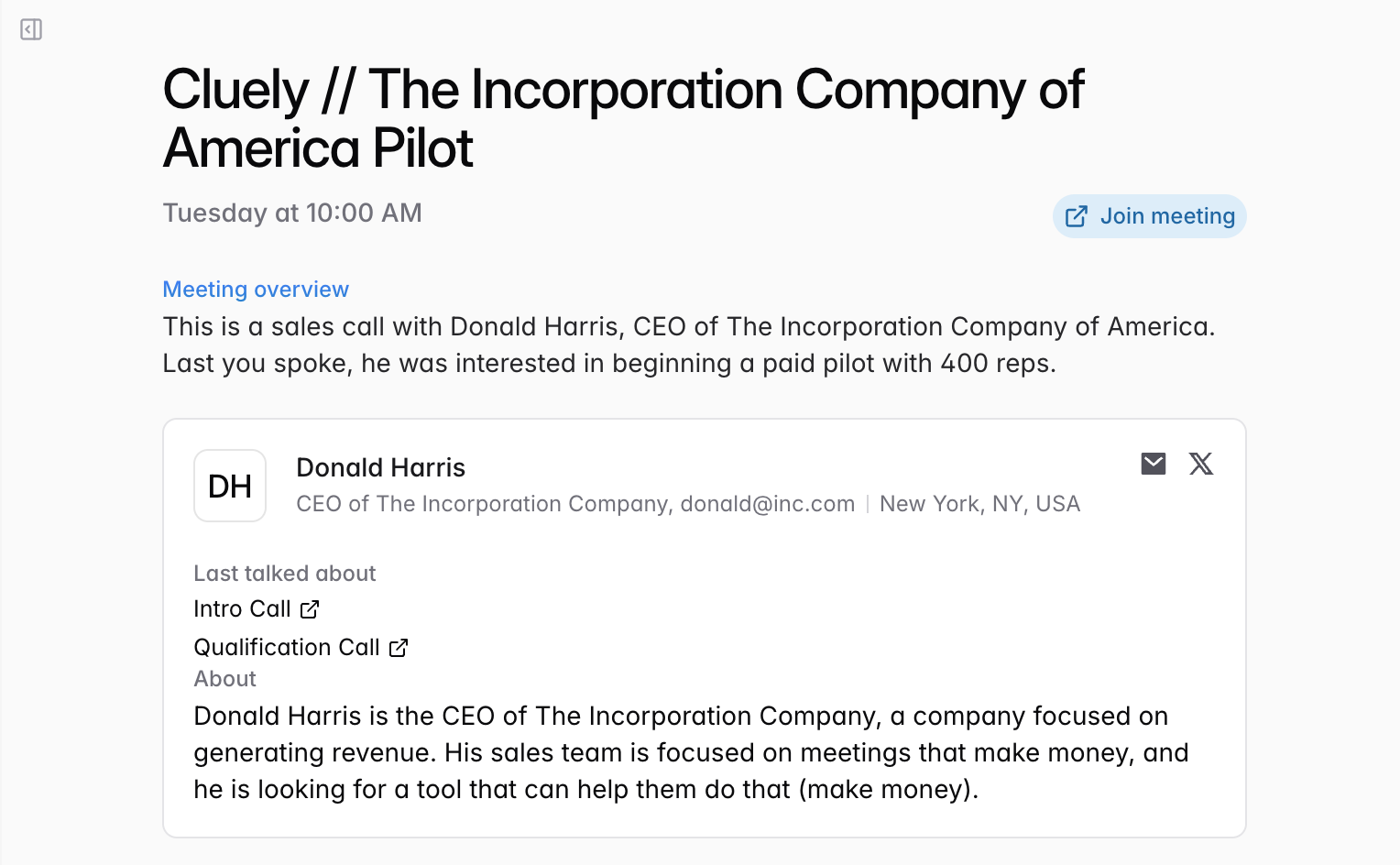 People search screenshot